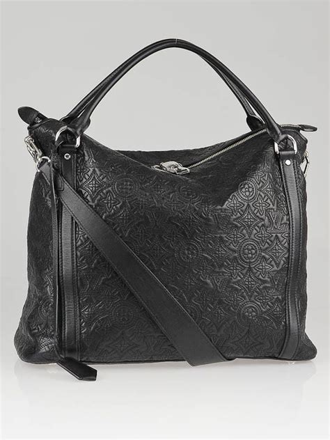 louis vuitton black monogram lambskin antheia ixia pm bag